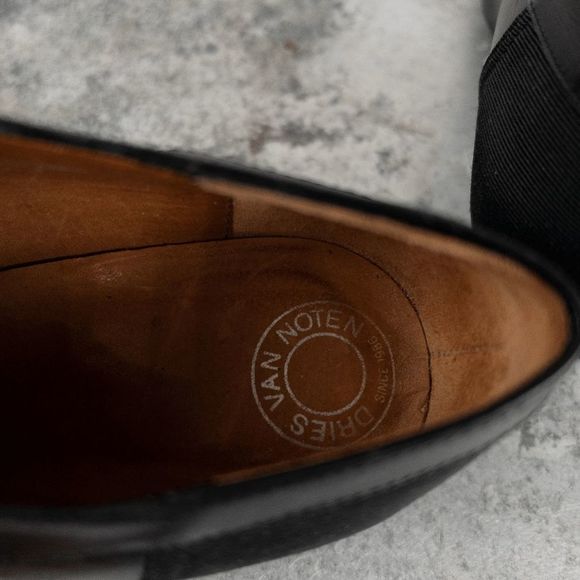 𝅺Vintage Dries Van Noten Kitten Heel Oxford VERY RARE Authentic Lace Up - Picture 9 of 9